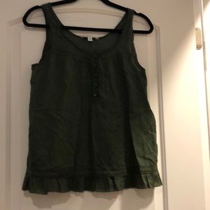 American Eagle army green tank top